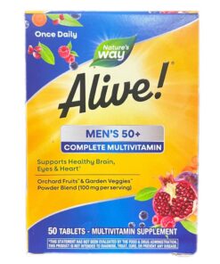 bo sung vitamin cho nam gioi tren 50 alive mens 50 multivitamin 50 vien 260624 ka