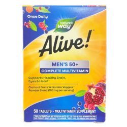 Bổ sung Vitamin cho nam giới trên 50 Alive! Men’s 50+ Complete Multivitamin 50 viên 7 bo sung vitamin cho nam gioi tren 50 alive mens 50 multivitamin 50 vien 260624 ka