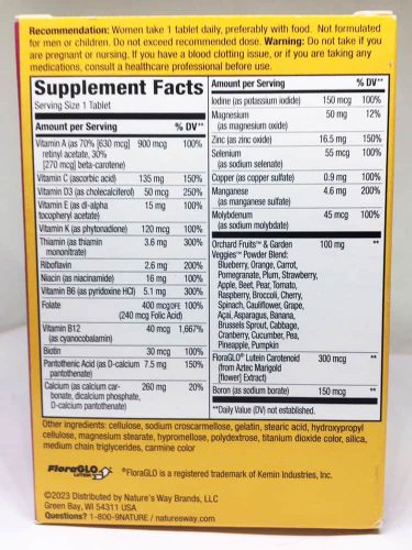 Bổ sung Vitamin cho nữ trên 50 Alive! Women’s 50+ Multivitamin 50 viên 17 bo sung vitamin cho nu tren 50 alive womens 50 multivitamin 50 vien 191224 kb