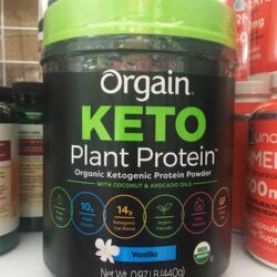 bot protein thuc vat huu co orgain keto plant protein vanilla 440g kf