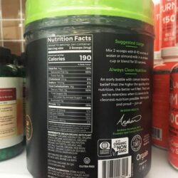 bot protein thuc vat huu co orgain keto plant protein vanilla 440g kg