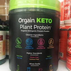 bot protein thuc vat huu co orgain keto plant protein vanilla 440g kh