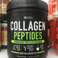 Bột uống Collagen thủy phân SR Collagen Peptides 288g (Matcha Green Tea) 8 bot uong collagen thuy phan sr collagen peptides 288g matcha green tea ke