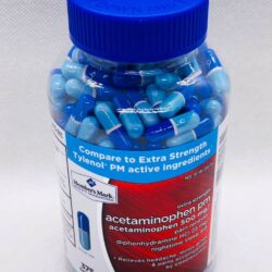 Hạ sốt giảm đau Member’s Mark Acetaminophen PM 500mg 375 Gelcaps 9 ha sot giam dau members mark acetaminophen pm 500mg 375 gelcaps knb