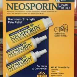 Kem mỡ kháng viêm, liền sẹo Neosporin Dual Action Ointment (Set 3) 6 kem mo khang viem lien seo neosporin dual action ointment set 3 ka