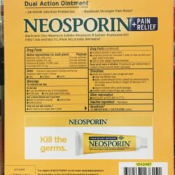 Kem mỡ kháng viêm, liền sẹo Neosporin Dual Action Ointment (Set 3) 7 kem mo khang viem lien seo neosporin dual action ointment set 3 kb