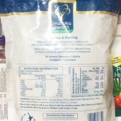 keo ngam chanh mat ong manuka health manuka honey drop mgo 400 250g ka