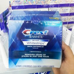 mieng dan trang rang crest 3d whitestripes 1 hour express 8 mieng kd