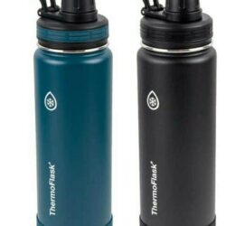 Set 2 bình giữ nhiệt ThermoFlask 710ml (Teal + Black) 8 set 2 binh giu nhiet thermoflask 710ml teal black ke
