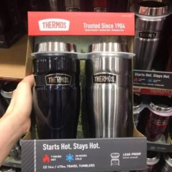 Set 2 Ly giữ nhiệt Thermos Stainless King Travel Tumblers 470ml (Blue-Silver) 11 set 2 ly giu nhiet thermos stainless king travel tumblers 470ml blue silver ka