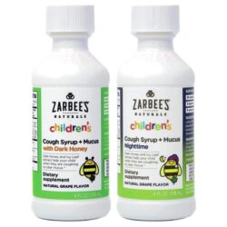 Siro ho cho bé Zarbee’s Natural Children’s Syrup + Mucus Day & Night 236ml 6 siro ho cho be zarbees natural childrens syrup mucus day night 236ml ka