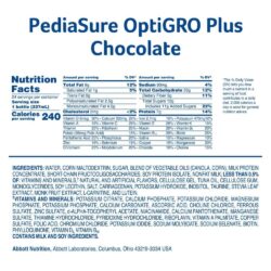 sua pediasure nuoc huong vani pediasure grow gain optigro plus chocolate thung 24 chai ka