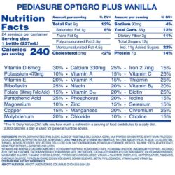 sua pediasure nuoc huong vani pediasure grow gain optigro plus vanilla thung 24 chai kb