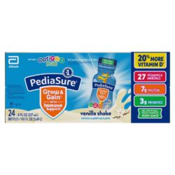 sua pediasure nuoc huong vani pediasure grow gain optigro plus vanilla thung 24 chai knb