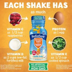 sua pediasure nuoc huong vani pediasure grow gain optigro plus vanilla thung 24 chai knc