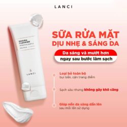 sua rua mat lanci re balancing white cleansing foam 100ml 090424 kc