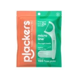 Tăm chỉ nha khoa Plackers Micro Line Fresh Mint 150 chiếc
