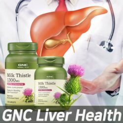 Viên uống bổ gan GNC Milk Thistle Extra Strength 1300mg 120 viên 7 vien uong bo gan gnc milk thistle extra strength 1300mg 120 vien kc
