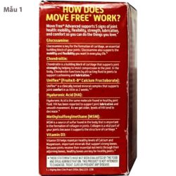 vien uong bo khop schiff move free advanced glucosamine chondroitin msm vitamin d3 80 vien m1c