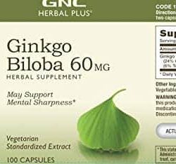Viên uống bổ não GNC Ginkgo Biloba 60mg 100 Capsules 8 vien uong bo nao gnc ginkgo biloba 60mg 100 capsules kb