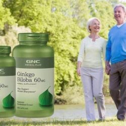 Viên uống bổ não GNC Ginkgo Biloba 60mg 100 Capsules 9 vien uong bo nao gnc ginkgo biloba 60mg 100 capsules kd