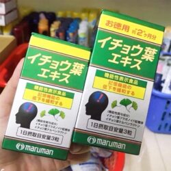 Viên uống bổ não Maruman Ginkgo Biloba Nhật Bản 200 viên 6 vien uong bo nao maruman ginkgo biloba nhat ban 200 vien ka