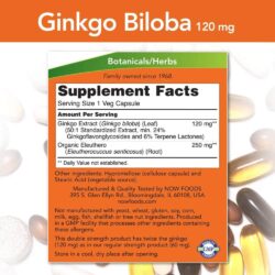 vien uong bo nao now double strength ginkgo biloba 120mg 50 vien kc