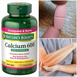 vien uong bo sung canxi natures bounty calcium 600 d3 250 tablets kd