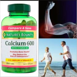 vien uong bo sung canxi natures bounty calcium 600 d3 250 tablets ke