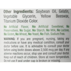 Viên uống đẹp da, móng, tóc Nature’s Bounty Biotin 10000mcg 120 Softgels 9 vien uong dep da mong toc natures bounty biotin 10000mcg 120 softgels kd