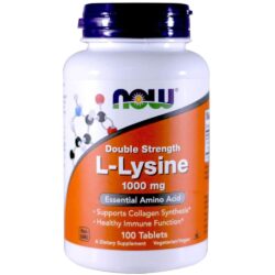 vien uong ho tro mien dich tang sinh collagen now l lysine 1000mg 100 tablets ka