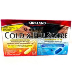 Viên uống Kirkland Signature Cold & Flu Multi-Symptom Daytime & Nighttime 168 viên (112 viên Day + 56 viên Night) 9 vien uong kirkland signature cold flu multi symptom daytime nighttime 168 vien 112 vien day 56 vien night ka