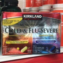 Viên uống Kirkland Signature Cold & Flu Multi-Symptom Daytime & Nighttime 168 viên (112 viên Day + 56 viên Night) 10 vien uong kirkland signature cold flu multi symptom daytime nighttime 168 vien 112 vien day 56 vien night kb