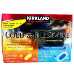 Viên uống Kirkland Signature Cold & Flu Multi-Symptom Daytime & Nighttime 168 viên (112 viên Day + 56 viên Night) 8 vien uong kirkland signature cold flu multi symptom daytime nighttime 168 vien 112 vien day 56 vien night ke