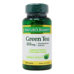 vien uong tra xanh ho tro tim mach chong oxy hoa natures bounty green tea 315mg 100 capsules ka