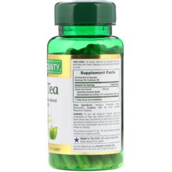 vien uong tra xanh ho tro tim mach chong oxy hoa natures bounty green tea 315mg 100 capsules kc