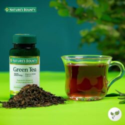 vien uong tra xanh ho tro tim mach chong oxy hoa natures bounty green tea 315mg 100 capsules kf