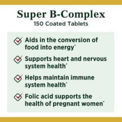 vitamin b tong hop natures bounty super b complex 150 tablets kf