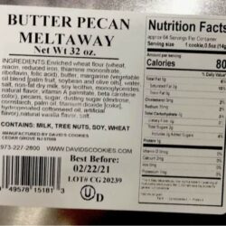 banh cookies bo hat ho dao davids cookies butter pecan meltaways 907g kc