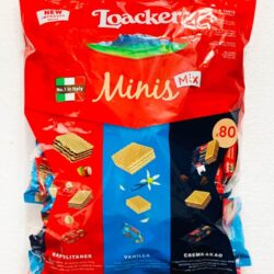 Bánh xốp nhân kem Loacker Minis (Hạnh nhân, Vanilla, Cacao) 800g 7 banh xop nhan kem loacker minis hanh nhan vanilla cacao 800g kra