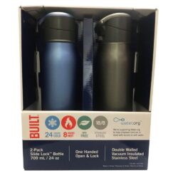 binh giu nhiet built ny slide lock bottle 709ml x 2 binh ke