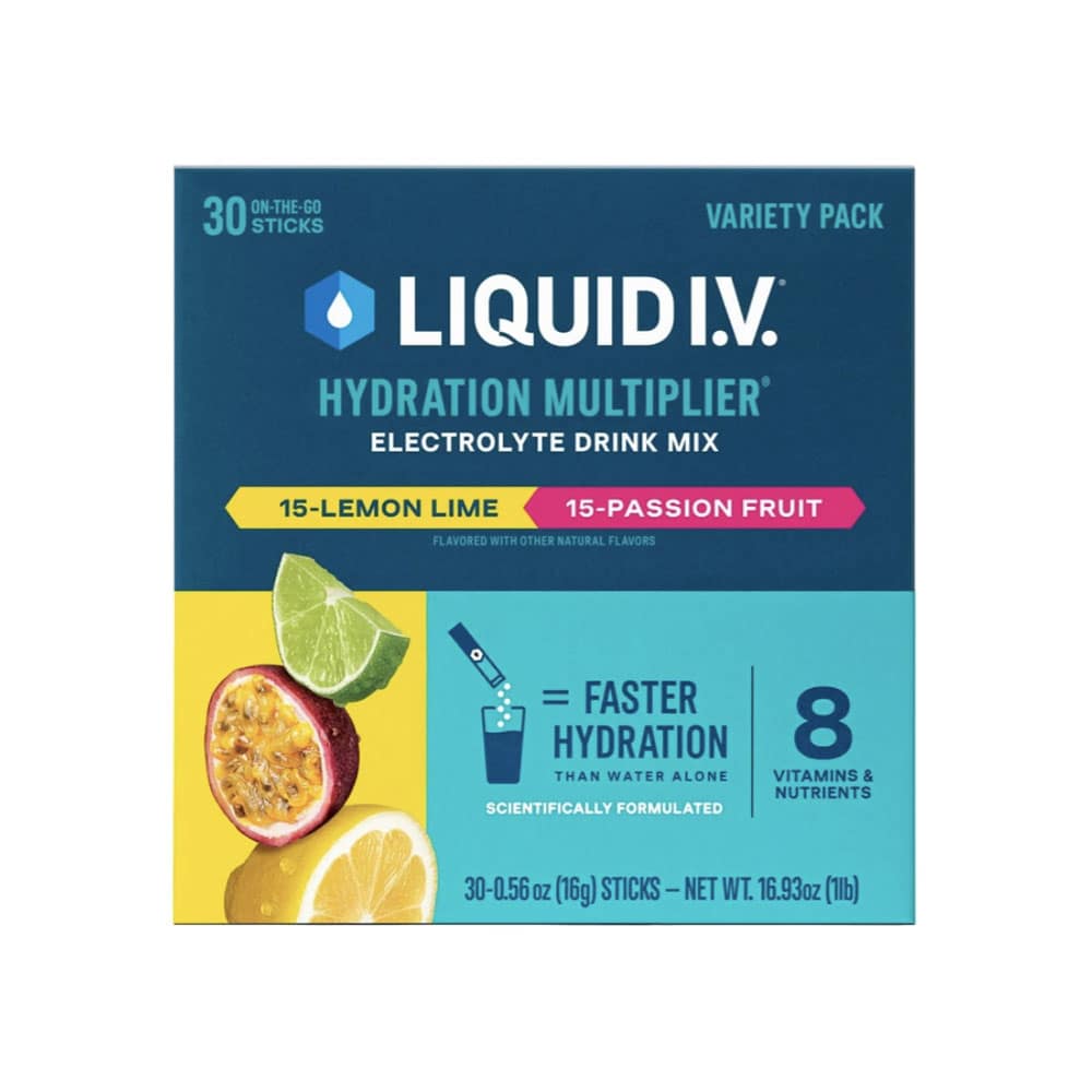 Bột điện giải Liquid I.V. Hydration Multiplier 30 gói (Lemon Lime & Passion Fruit) - Ảnh 2