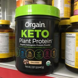 Bột Protein thực vật hữu cơ Orgain Keto Plant Protein Chocolate 440g 8 bot protein thuc vat huu co orgain keto plant protein chocolate 440g ka