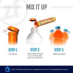Bột Vitamin bổ sung năng lượng Zipfizz Healthy Energy Drink Mix (Orange Soda) 1 ống 11 bot vitamin bo sung nang luong zipfizz healthy energy drink mix 30 ong kf
