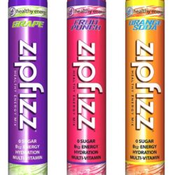 Bột Vitamin bổ sung năng lượng Zipfizz Healthy Energy Drink Mix (Grape+ Fruit Punch+ Orange Soda) 30 ống 8 bot vitamin bo sung nang luong zipfizz healthy energy drink mix 30 ong kj