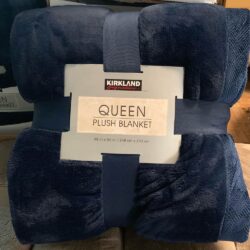 chan men kirkland signature queen grand lit 248 x 233 cm xanh dam kb