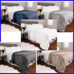 Chăn mền Kirkland Signature Queen Grand Lit 248 x 233 cm (Xanh nhạt) 6 chan men kirkland signature queen grand lit 248 x 233 cm xanh nhat kb