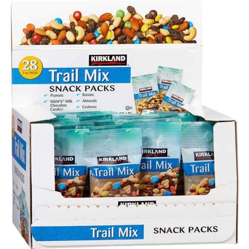 Hạt hỗn hợp Kirkland Signature Trail Mix Snack Packs 57g x 28 gói 10 hat hon hop kirkland signature trail mix snack packs 57g x 28 goi kd