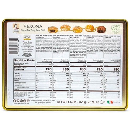 Hộp bánh quy sang trọng Matilde Vicenzi Verona 765g 14 hop banh quy sang trong matilde vicenzi verona 765g kd