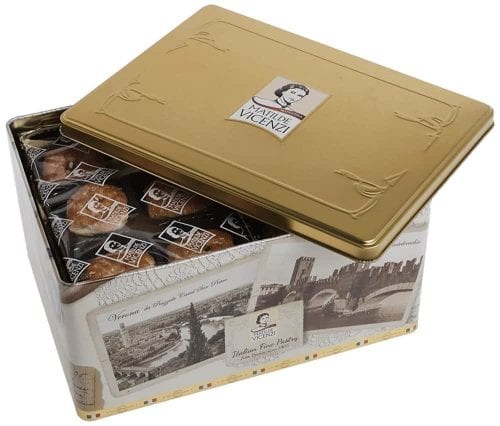 Hộp bánh quy sang trọng Matilde Vicenzi Verona 765g 13 hop banh quy sang trong matilde vicenzi verona 765g ke